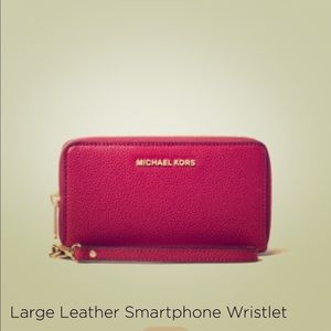 Mike Kors Red Wristlet